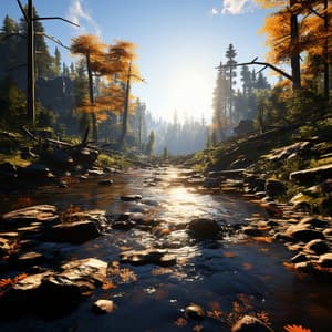 Armonía Del Agua: Resonancia Relajante Del Río - Música de la naturaleza Canciones de la naturaleza