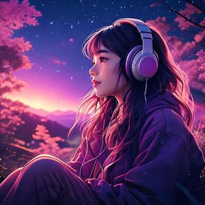 Lofi Chill for Nighttime Relaxation - Festive Harp