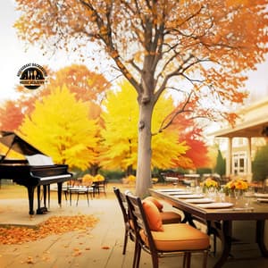 Autumn Dinner in Restaurant by Piano: Melancholy Time in Evening - Restaurant Background Music Academy