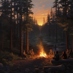 Armonía Tranquila De Las Brasas: Fusión De Spa Y Música - Música tranquila para la cena