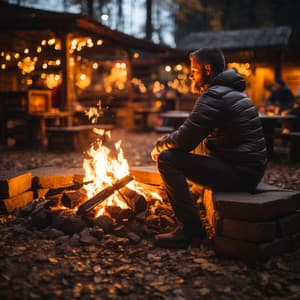 Música Para Una Hoguera Acogedora: Serenidad Acústica Del Fuego - Sonidos de la naturaleza con música