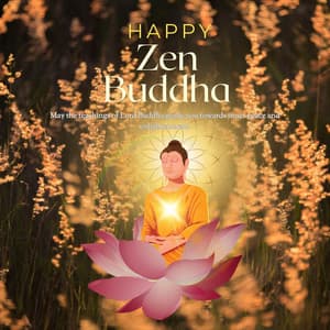 Zen Rituals - Happy Zen Buddha