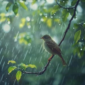 Restful Binaural Environment: Rain and Nature Birds - Mountain Man Recordings