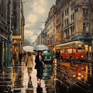 Rainy Task Mastery Tunes: Music for Stress Relief - Zen Soothing Sounds of Nature