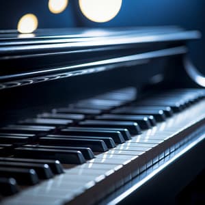 Mazurkas A La Luz De La Luna: Piano Pinta Tranquilidad Para Patas De Medianoche - Teclas del piano