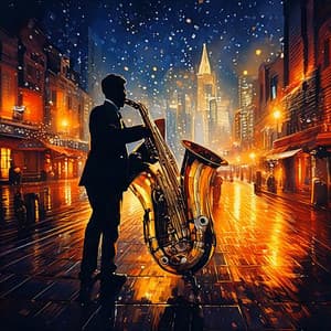 Sparkling City Lights: Jazz Symphonic Blends - Calming Jazz Symphony