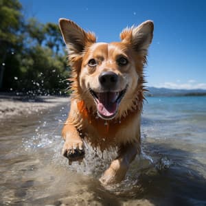 Perro Con La Brisa Costera: Música Para Alivio Del Estrés - Rec. de campo de lujo