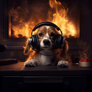 Dogs Firelight: Playful Canine Tunes - Power and Energy