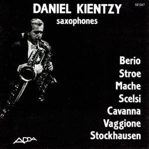 Musiques contemporaines pour saxophones - Daniel Kientzy