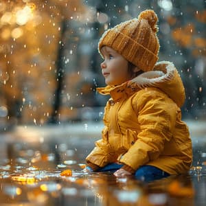Lluvia Relajante Para Bebés Y Sonidos Relajantes Para Dormir - Música de la guardería del bebé