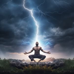Zen Thunder: Yoga Harmonic Resonance - Neural Oscillations Alpha Sounds