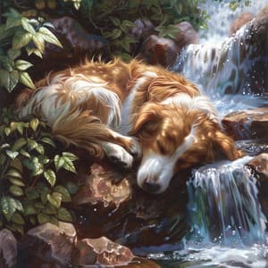 Tranquilidad De Cascada: Melodías Relajantes Para Perros - Sonidos esenciales de la naturaleza