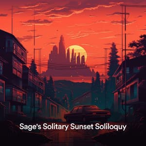 Sage's Solitary Sunset Soliloquy - Therapeutic Music Zone