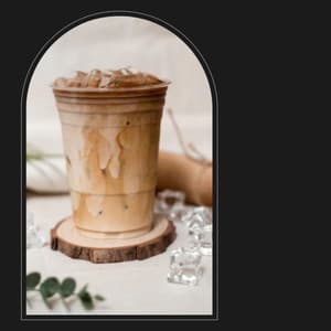 Backdrop for Morning Sunrise - Big Band Ballad with Guitar - Relaxing Instrumental Jazz Cafe