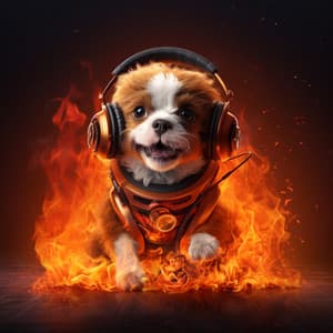 Playful Fire: Joyful Dogs Rhythm - Isochronic Tones Brainwave Entrainment