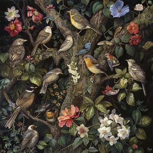 Ecos De Meditación Binaural: Armonías De Pájaros Y Lluvia - 92 96 Hz - Meditación En El Balneario