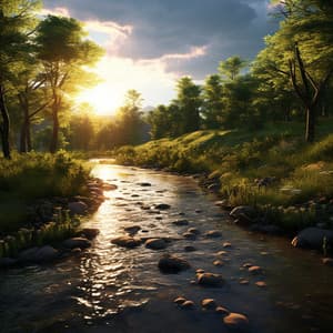 River's Tranquility: Gentle Relaxation Music - Relaxing Muse