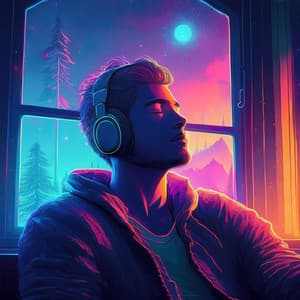 Retiro Nocturno De Lofi: Melodías Tranquilas Para Relajarse - Movimientos Binaurales