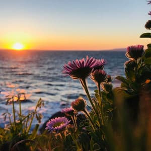 432hz Happy Piano Ocean Waves - Heavenly Realms