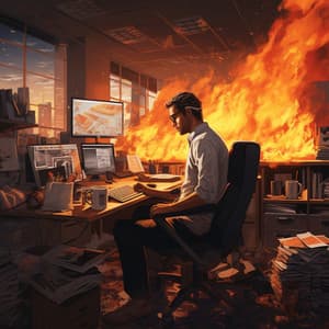 Fire's Professional Cadence: Elemental Fire Work Choir - Nature & Rainforest Sounds Collective