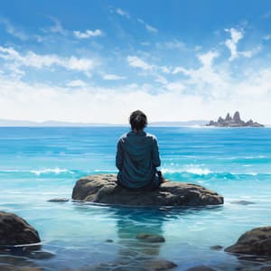 Abrazo Rítmico Del Océano: Relajación Profunda En Mareas Tranquilas - Serenidad y Armonía