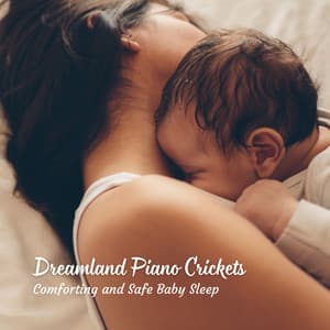 Dreamland Piano Crickets: Comforting and Safe Baby Sleep - Piano Jazz Collection