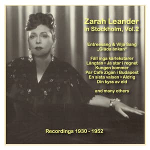 Icons of German Cinema: Zarah Leander in Stockholm, Vol. 2 - Zarah Leander