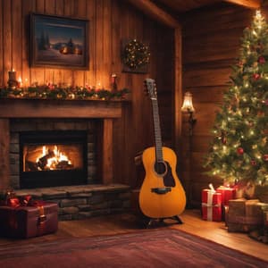 Christmas Soothing Ambient Guitar - Christmas Carols Song