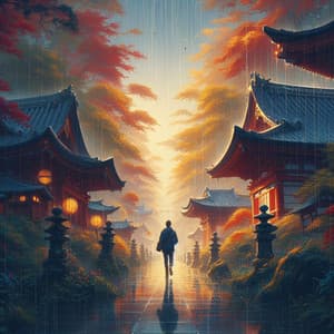 Relaxing Walk in Rain - KPR Sounds