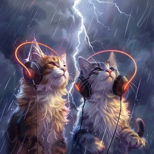 Thunder's Meow: Serene Music for Cats - Jazz Music Therapy for Cats
