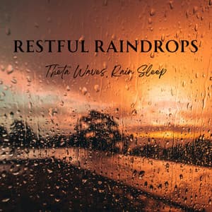 Restful Raindrops: Theta Waves, Rain Sleep - About A Sudden Rainstorm