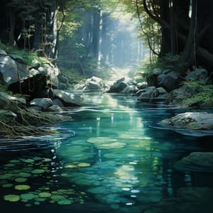 Masaje De Un Río Sinfonico: Calmas Aguas Con Música Relajante - Resplandor de la naturaleza