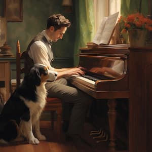 Día De Perros: Armonía Juguetona De Piano - Novela para piano