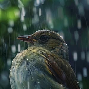 Serene Binaural Sounds: Nature Birds and Rain Melodies - Retrosoft
