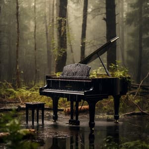 Meditación En El Abrazo De La Lluvia Al Piano - Silentografía