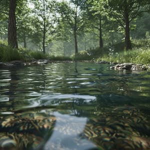 Binaural Meditation by the Water Stream - Blueberry House Meditations