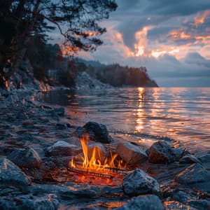 Serenidad Del Fuego: Camino De La Meditación - Música Para Meditar y Relajarse