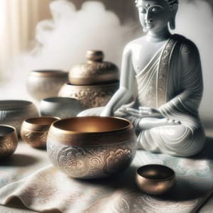 The Art of Tibetan Bowls: Harmonizing New Age, Buddhist Songs - Buddha's Breath