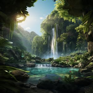 Oasis De Masaje De Agua Binaural: Sonidos Serenos - Curación de senos binaurales