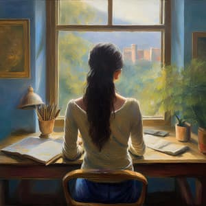 Cadencia De Concentración: Armonías Para Sesiones De Estudio - Sonidos De Lluvia y Viento