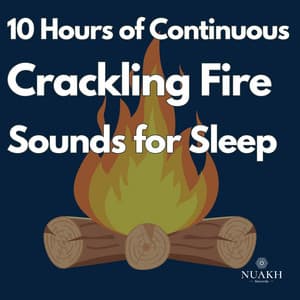 10 Hours of Camp Fire Sound for Sleep - Rain Sounds For Sleep