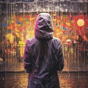 Rainy Focus Cadence: Drizzle's Concentrated Rhythms - Nature & Sounds Backgrounds