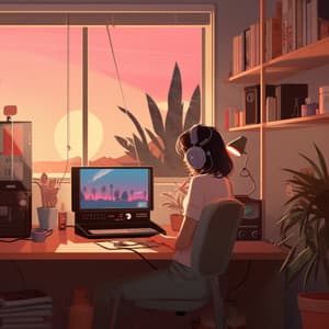 Ambiente De Estudio: Ritmos Enfocados Y Binaurales - hombre de tablero