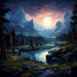 Soñando Junto Al Arroyo: Coro Nocturno Tranquilo Con Melodías - Música del domingo por la noche