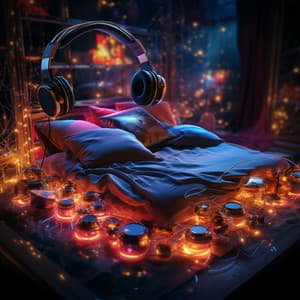 Binaural Sleep: Flame Night Harmonies - Pure Binaural Beats Sleep
