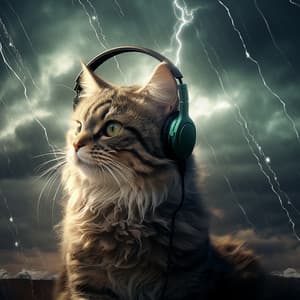Thunder Purr: Feline Calm Sessions - Music for Cats TA