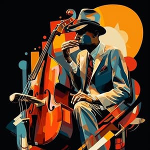 Abstract Jazz Music: Artistic Vision Rhythm - Jazz Vibe Chill Out