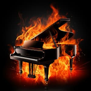 Brillo De Las Brasas: Solos De Piano Para Un Acogedor Rejuvenecimiento - Experiencia de piano y olas del océano