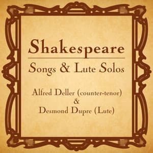 Shakespeare: Songs & Lute Solos - William Shakespeare