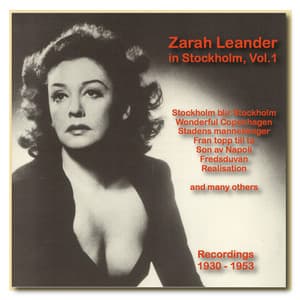 Icons of German Cinema: Zarah Leander in Stockholm, Vol. 1 - Zarah Leander